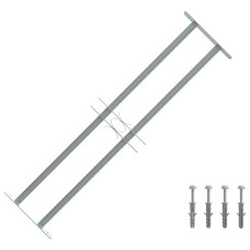 Nastavljiva okenska rešetka z 2 prečkama 700-1050 mm